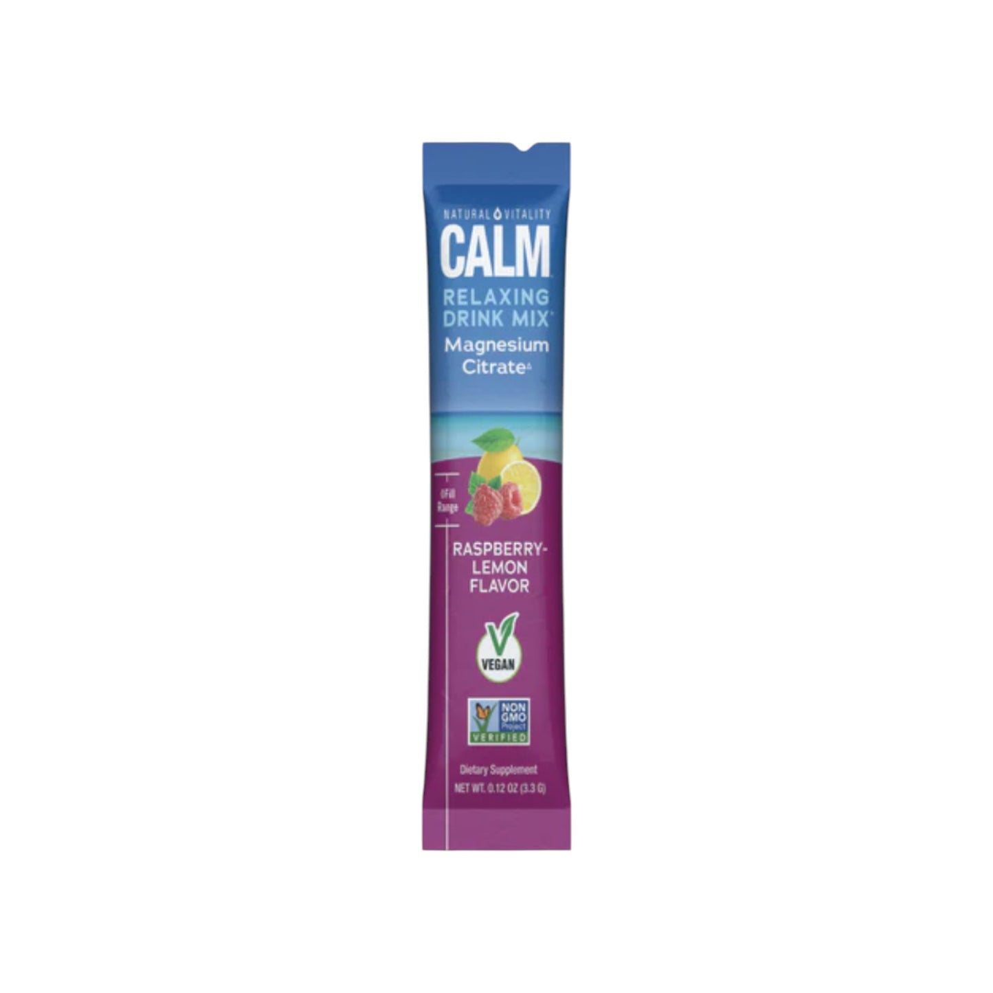 MAGNESIO CITRATO CALM EN POLVO RASPBERRY LEMON - NATURAL VITALITY