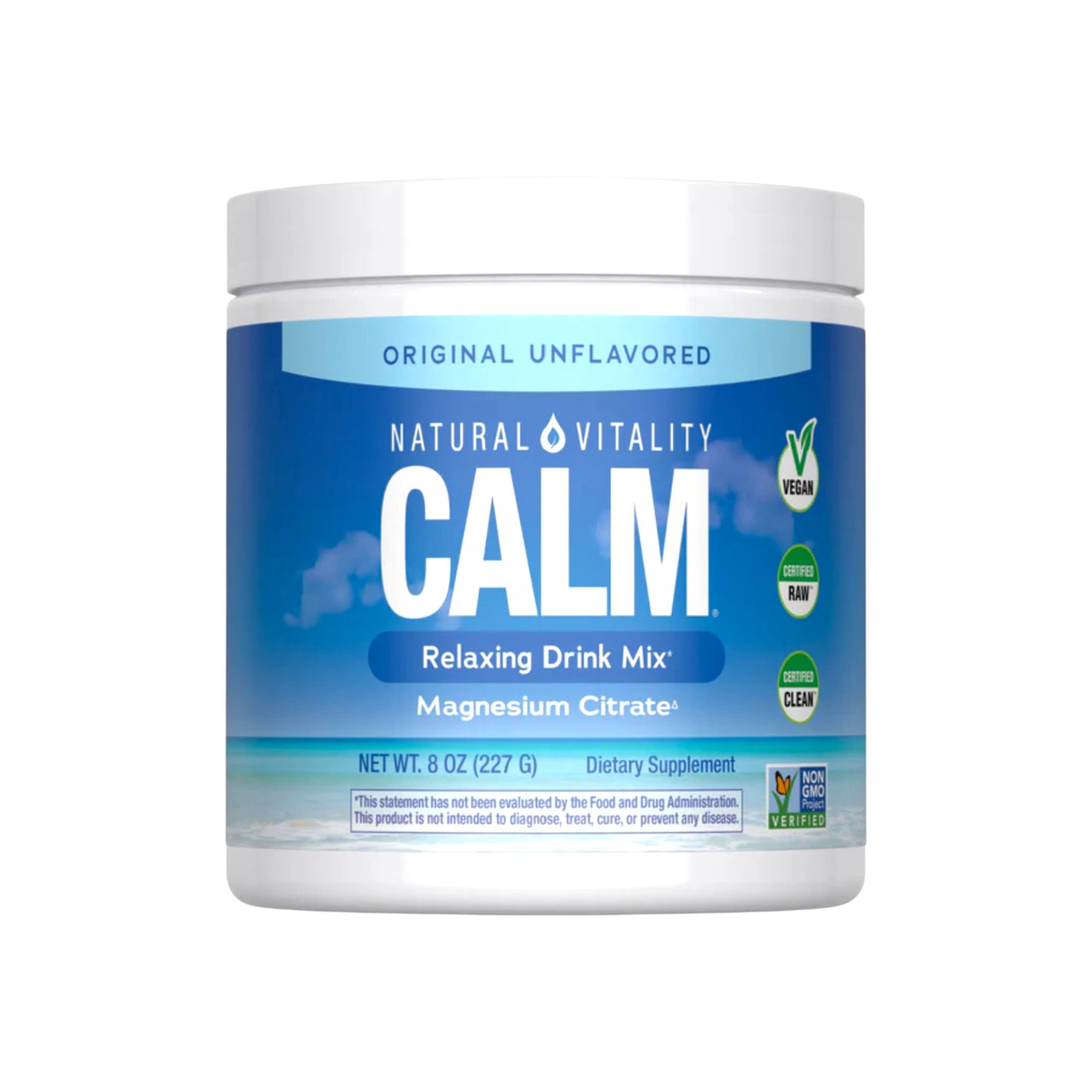 MAGNESIO CITRATO CALM EN POLVO SIN SABOR - NATURAL VITALITY