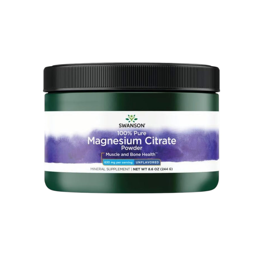 MAGNESIO CITRATO EN POLVO SIN SABOR 244GR - SWANSON