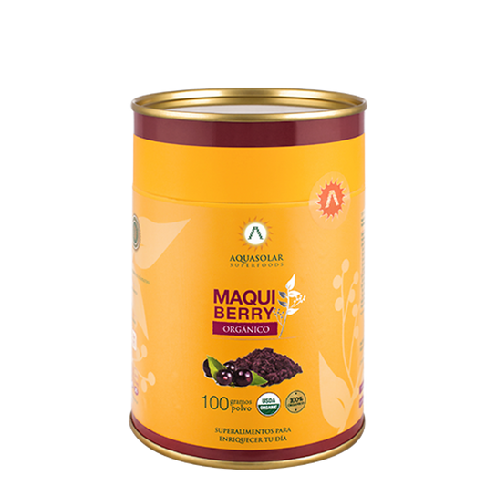 MAQUI BERRY ORGANICO 100GR POLVO - AQUASOLAR