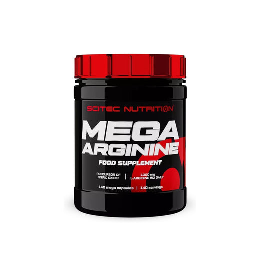 MEGA ARGININA 1.300 MG. 140 CAPSULAS - SCITEC NUTRITION