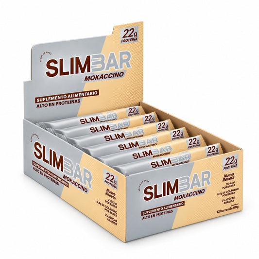 Box 12 barras de proteína 60 g c/u – SlimBar