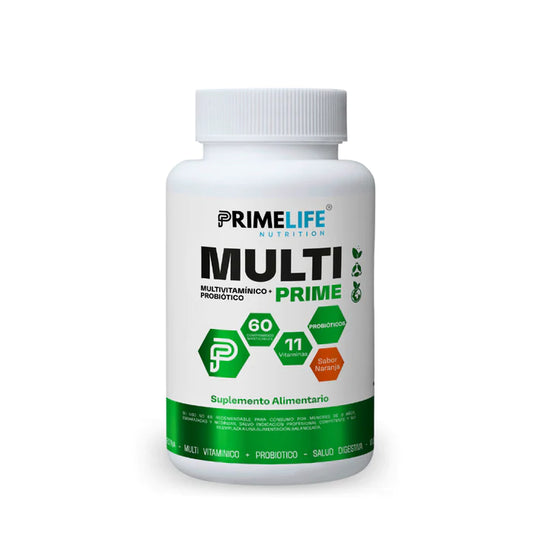 MULTIVITAMÍNICO + PROBIÓTICOS Prime 60 Comprimidos Masticables - PRIMELIFE