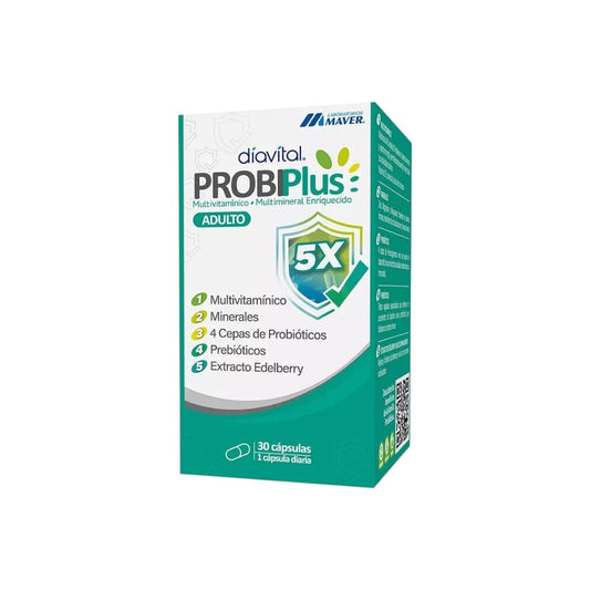 MULTIVITAMINICO PROBIPLUS ADULTO 30 CAPSULAS - DIAVITAL