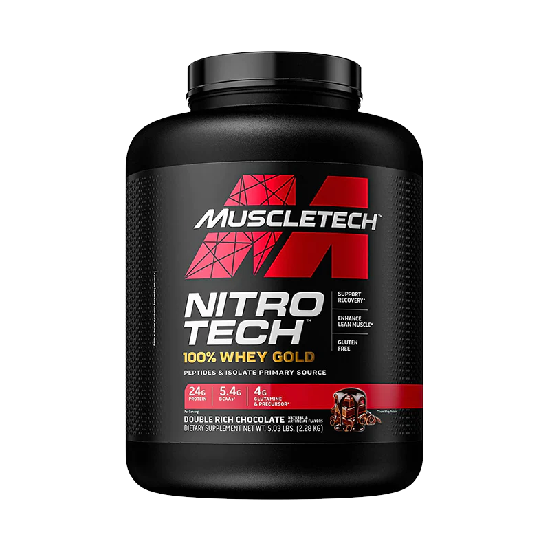 Nitro Tech 100% Whey Gold - 69 Servicios - Muscletech