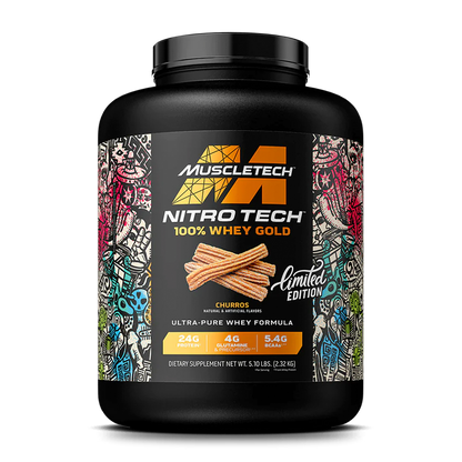 NITRO TECH WHEY GOLD EDICIÓN LIMITADA 5 LBS - MUSCLETECH