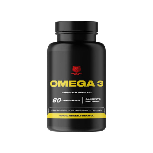 OMEGA 3 800 EPA / 400 DHA 60 CAPSULAS - GRIZZLY BEAR
