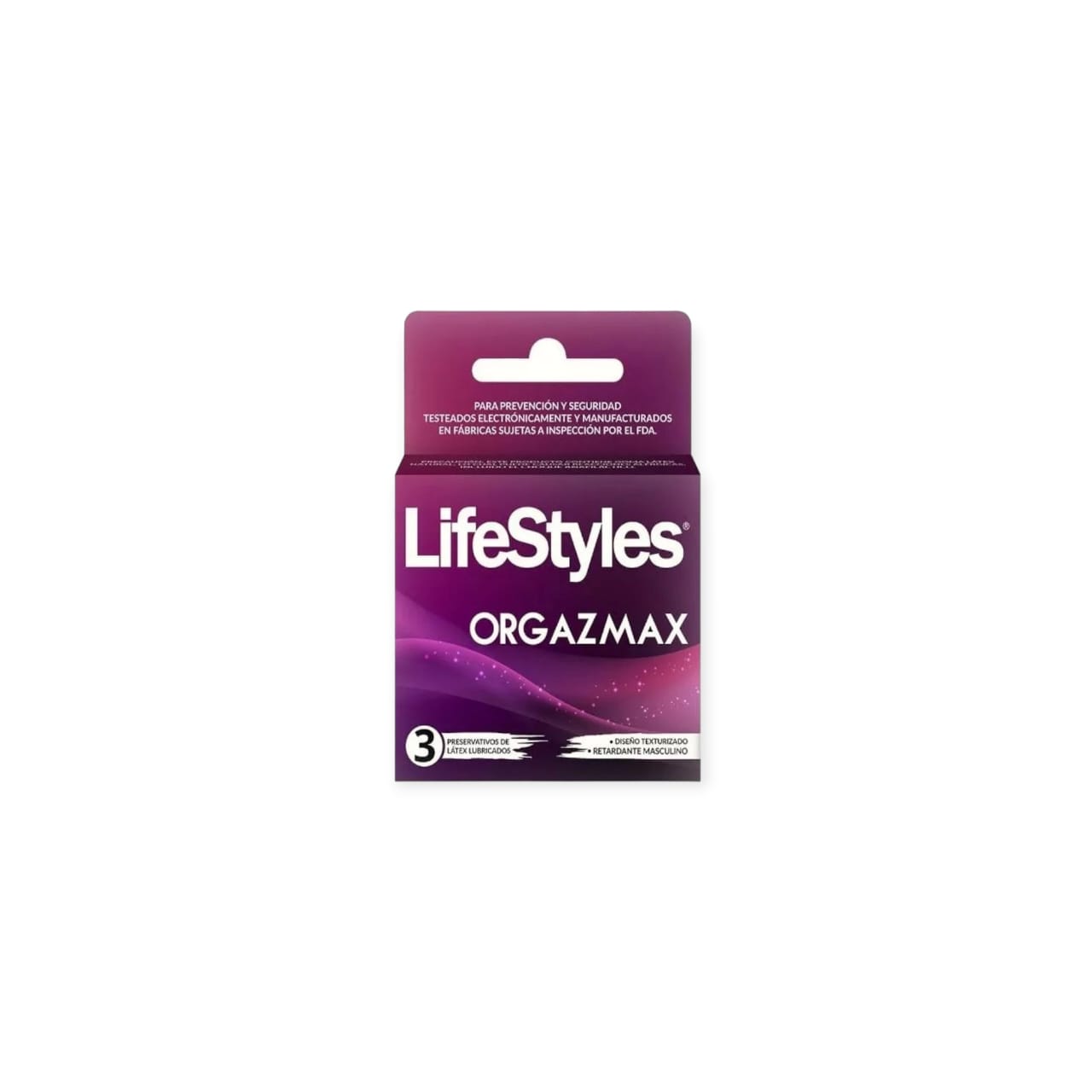 PRESERVATIVOS ORGAZMAX 3 UNIDADES - LIFESTYLES