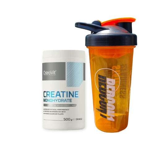 PACK CREATINA MONOHIDRATADA 500GR + SHAKER - OSTROVIT