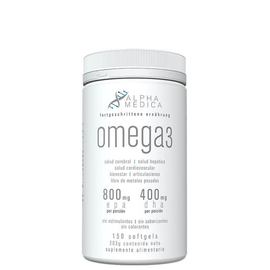 OMEGA 3 EPA DHA 150 SOFTGELS - ALPHA MEDICA