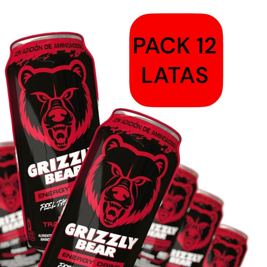 PACK 12 ENERGETICAS - GRIZZLY BEAR