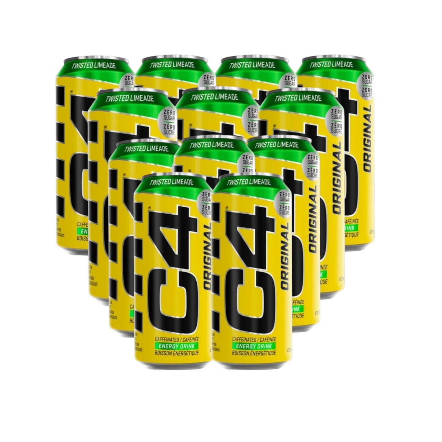 PACK 12 ENERGETICAS C4 473ML C/U - CELLUCOR