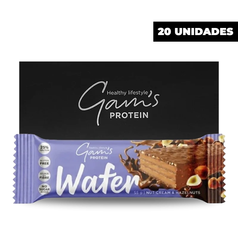 WAFER BARRA PROTEINA 55GR - GAM'S