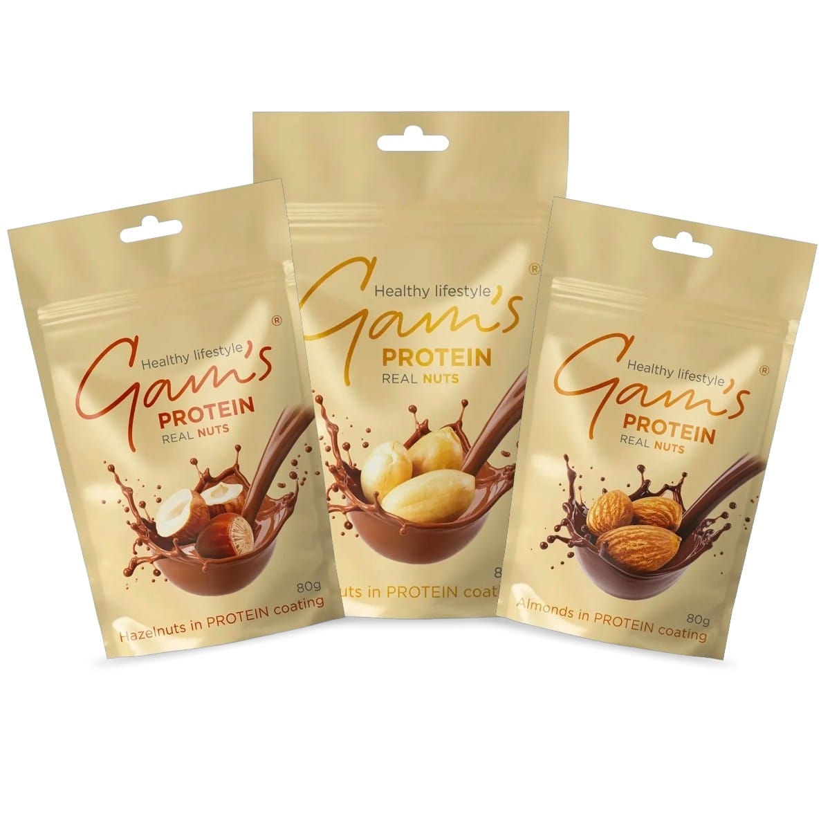 SNACK REAL NUTS 80GR - GAM'S