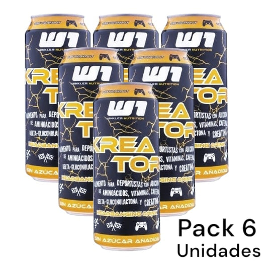 PACK 6 ENERGETICAS KREATOR 473ML  - WINKLER NUTRITION