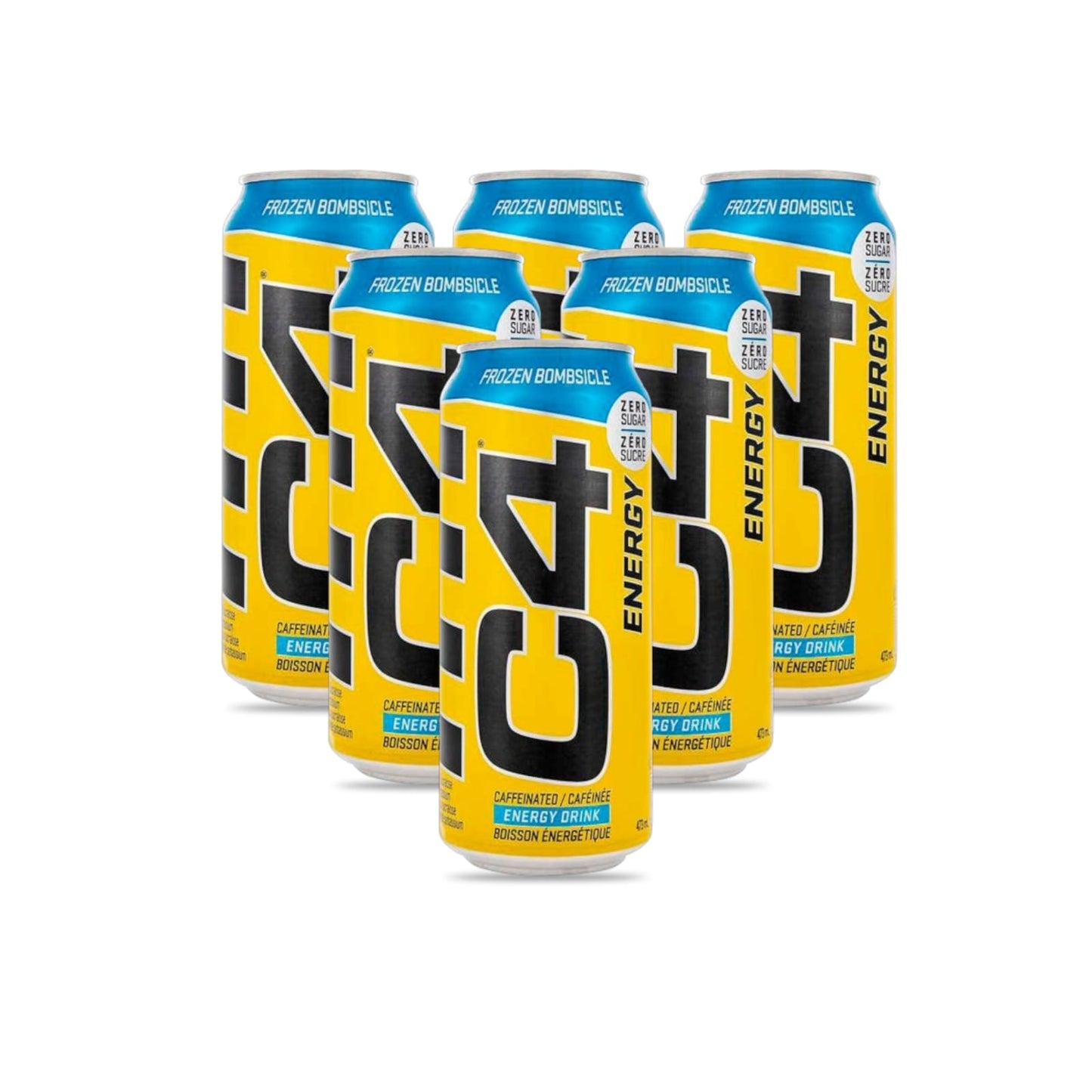 PACK 6 ENERGETICAS C4 473ML C/U - CELLUCOR
