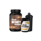 Pack Proteína Whey 1.1 kg + creatina 500 g + shaker – Zein