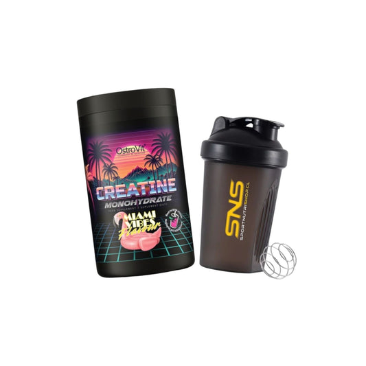 PACK CREATINA MIAMI VIBES 500GR + SHAKER - OSTROVIT