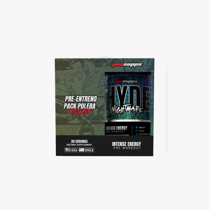 PACK PRE ENTRENO MR HYDE NIGHTMARE + POLERA - PROSUPPS