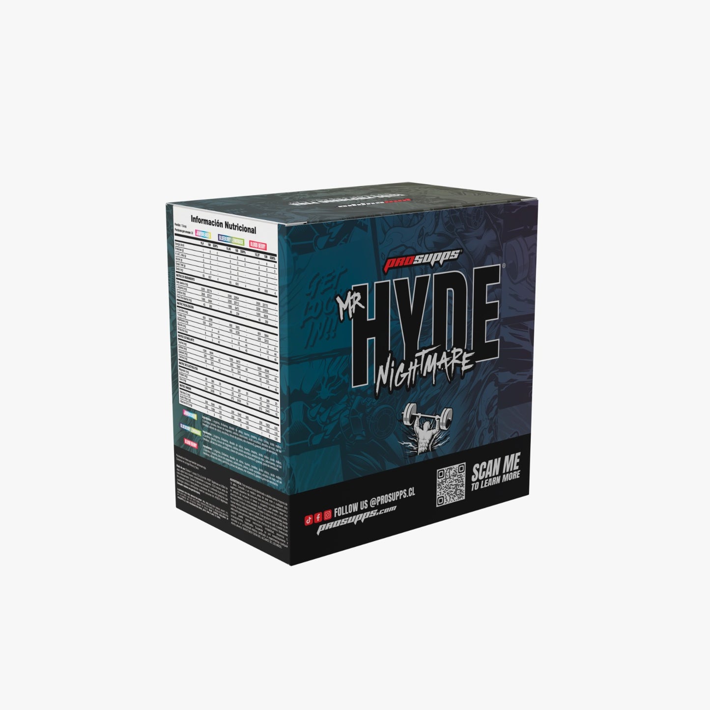 PACK PRE ENTRENO MR HYDE NIGHTMARE + POLERA - PROSUPPS