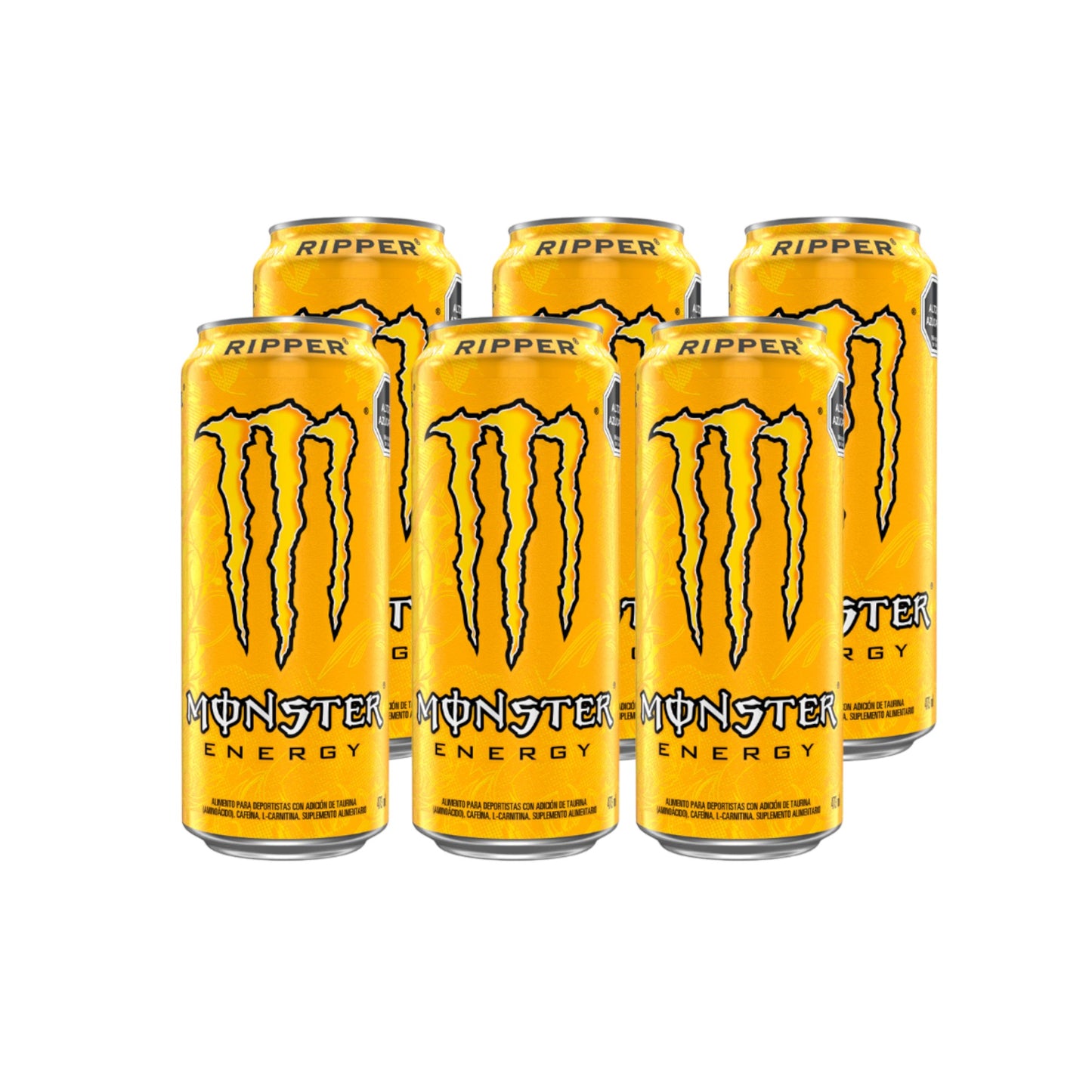 PACK X6 ENERGETICAS MONSTER 473ML