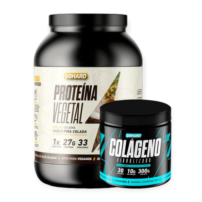 Pack Proteína vegetal + colágeno hidrolizado – Gohard