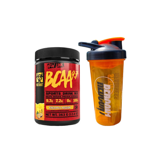 PACK BCAA 9.7 30 SERVICIOS + SHAKER - MUTANT