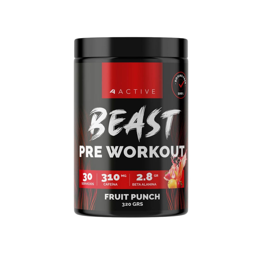 PRE ENTRENO BEAST 320GR - 4ACTIVE