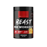 Pre Entreno Beast 4Active 320 g sabor Orange