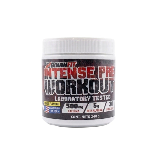 Pre Entreno Intense 240g 30 Servicios - Binahfit
