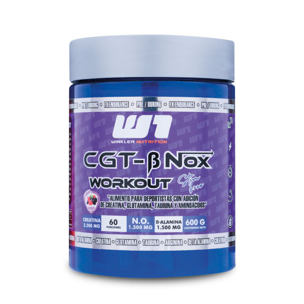 PRE-ENTRENO CGT-B NOX 600GR BERRIES - WINKLER NUTRITION