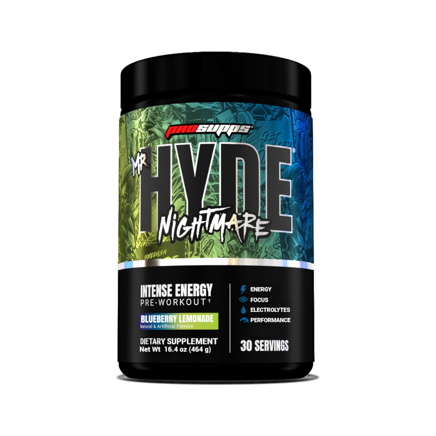 PRE ENTRENO HYDE NIGHTMARE 30 SERVICIOS - PROSUPPS