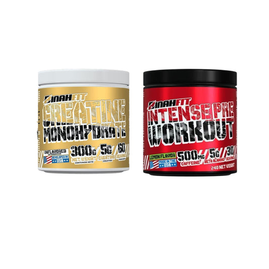 Pack Creatina 300gr + Pre-entreno Intense 240g - Binahfit