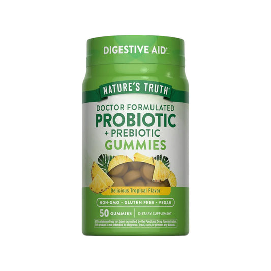 PROBIOTICOS + PREBIOTICOS 50 GOMITAS SABOR TROPICAL - NATURE'S TRUTH
