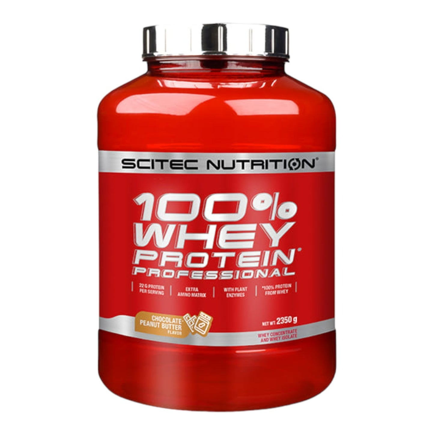100% WHEY PROTEIN PROFESSIONAL 2.350 GRS. 78 SERVICIOS - SCITEC NUTRITION