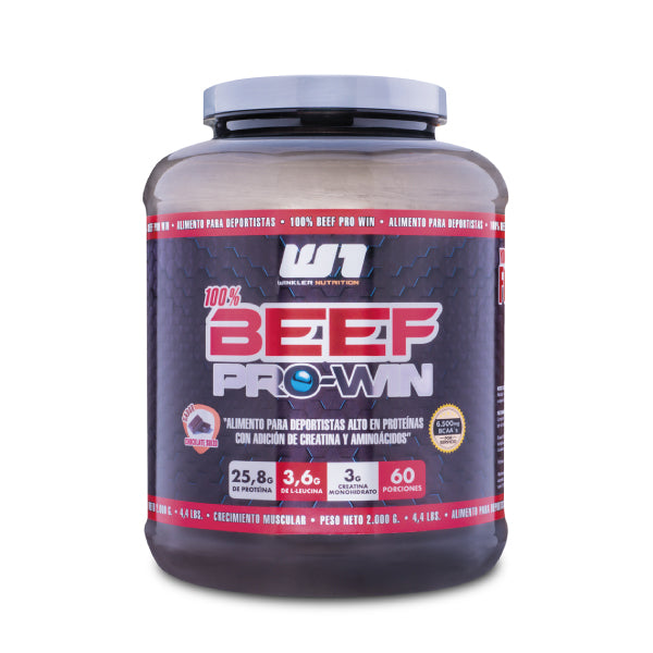 PROTEINA DE CARNE 100% BEEF PRO-WIN 4,4LBS - WINKLER NUTRITION