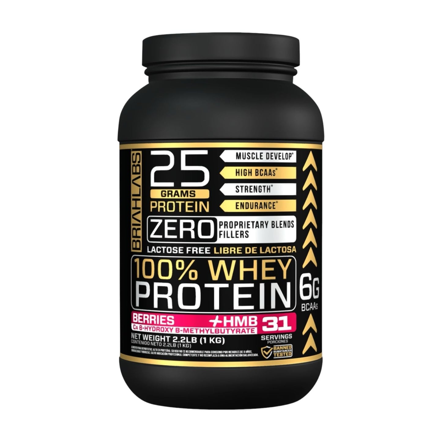 PROTEINA 100% WHEY 1 KILO - BRIAHLABS