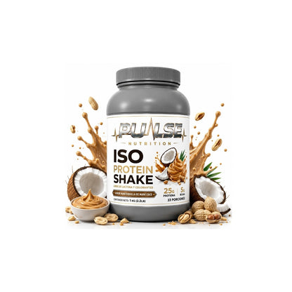 Proteína ISO Shake 2.2lb 33 Servicios - Pulse Nutrition