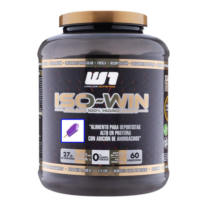 Proteína hidrolizada Iso Win 2 kg, 60 servicios Winkler Nutrition - vista 4