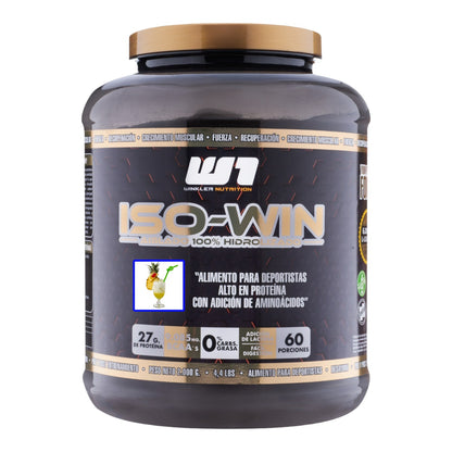Proteína hidrolizada Iso Win 2 kg, 60 servicios Winkler Nutrition - vista 2