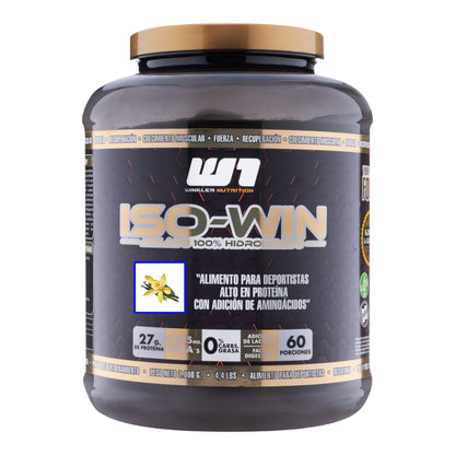 Proteína hidrolizada Iso Win 2 kg, 60 servicios Winkler Nutrition - vista 3