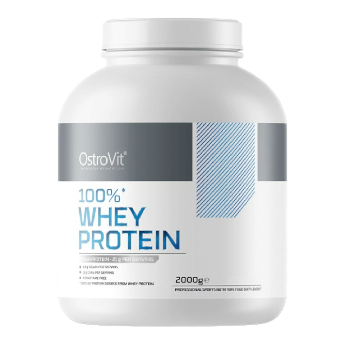 Proteina 100% Whey Protein 2000g 66 Sv - Ostrovit
