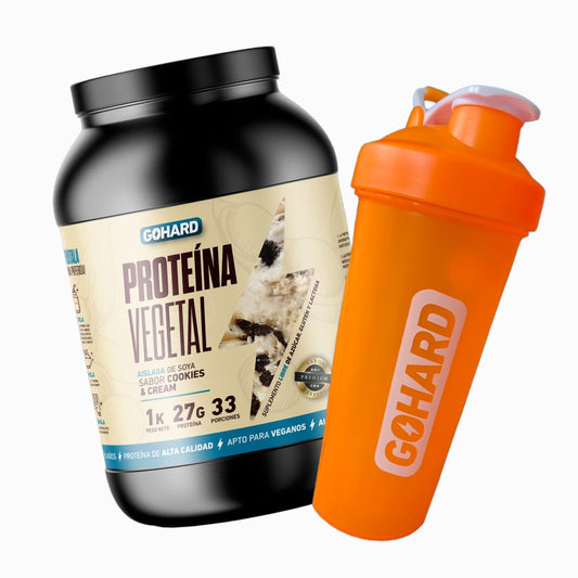 Proteina Vegetal GOHARD + Shaker (sabores y colores disponibles)