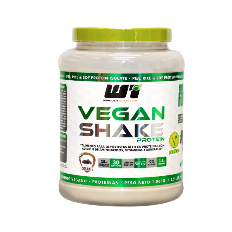 Proteina Vegan Shake 1 Kg 30 Servicios - WINKLER NUTRITION