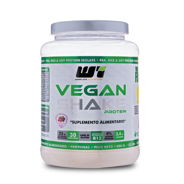 Proteina Vegan Shake 1 Kg 30 Servicios - WINKLER NUTRITION