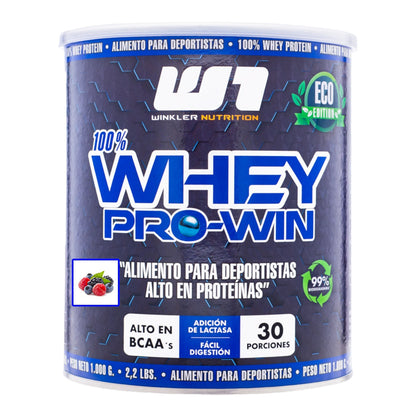 Proteína Whey Pro-Win 1 kg, 30 servicios Winkler Nutrition - vista 3