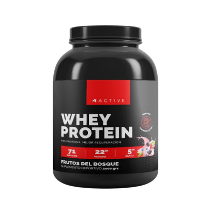 Proteína Whey 4Active 2 kg sabor Frutos del Bosque