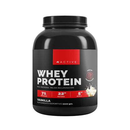 Proteína Whey 4Active 2 kg sabor Vainilla