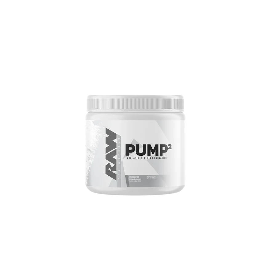 PRE ENTRENO PUMP 2 20 SERVICIOS 120GR SIN SABOR - RAW NUTRITION