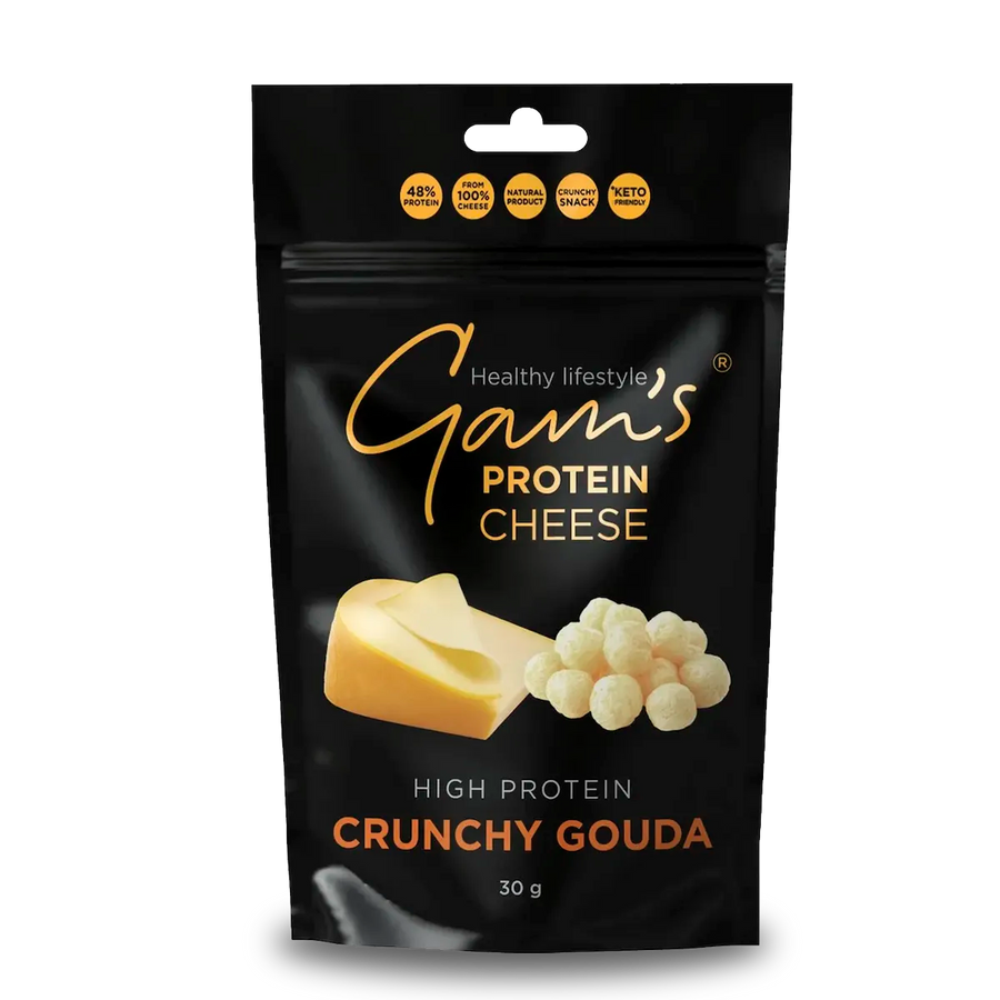 Snack de queso liofilizado Crunchy Gouda 30 g – Gam's